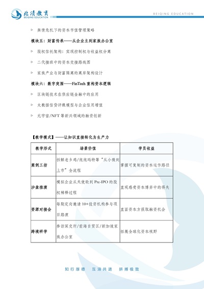 清华金融班